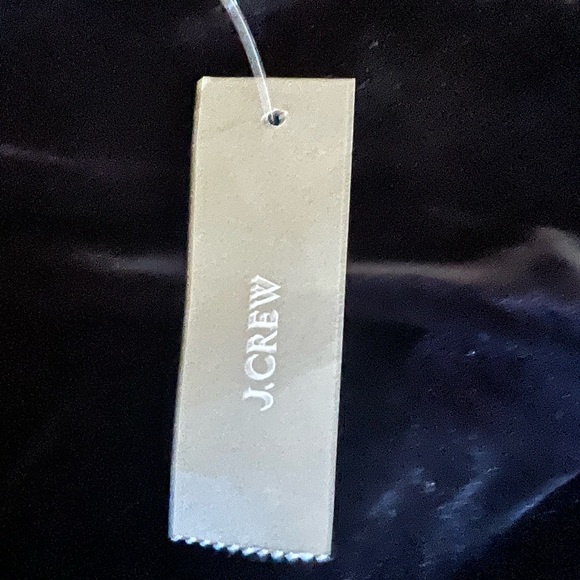 NWT J Crew Black Velvet Leggings k3653 Size L - Picture 3 of 6